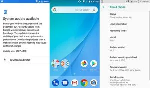 actualización xiaomi mi a1