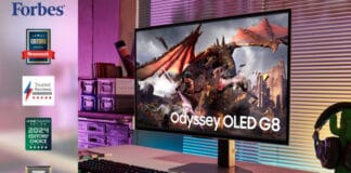 El monitor Odyssey OLED G8 recibe elogios de la crítica