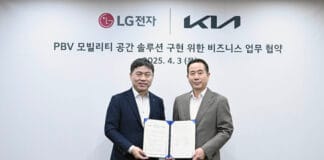 Kia y LG Electronics se asocian para mostrar nuevos modelos concepto de PBV para el trabajo y el ocio