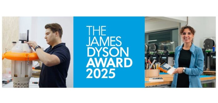 James Dyson Award 2025 premia un sensor de calidad del agua con IA y un teclado inteligente para enfermos de Parkinson